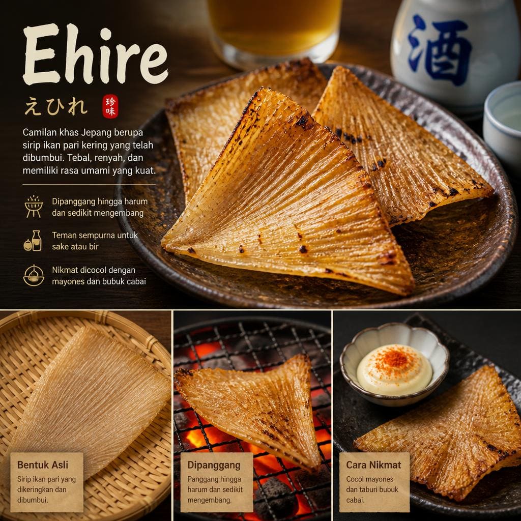 Ehire Sushi Hiro menu grilled ehire